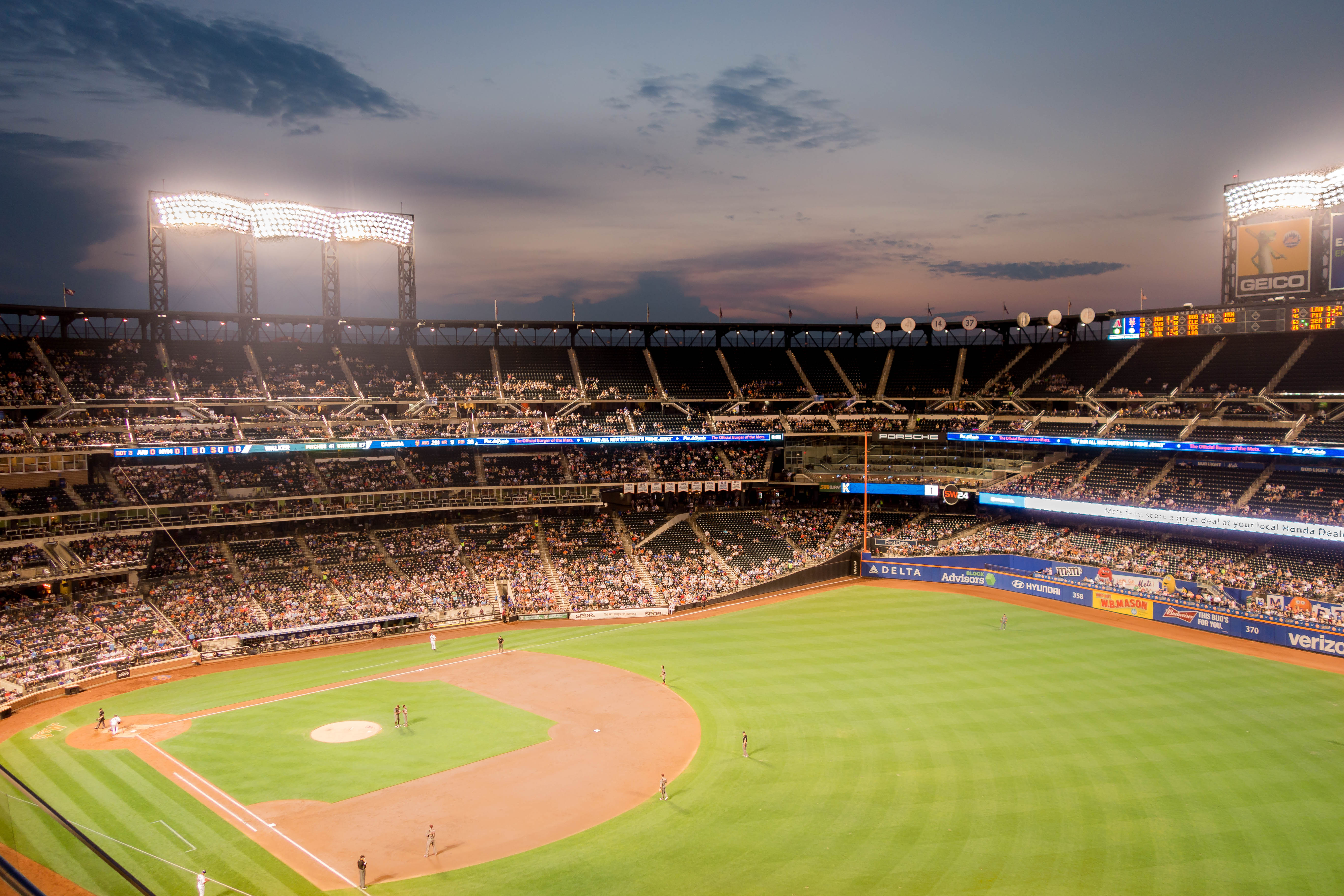 Baseballspiel der New York Mets