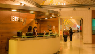 Iberias kreative Interimslounge in Madrid-Barajas