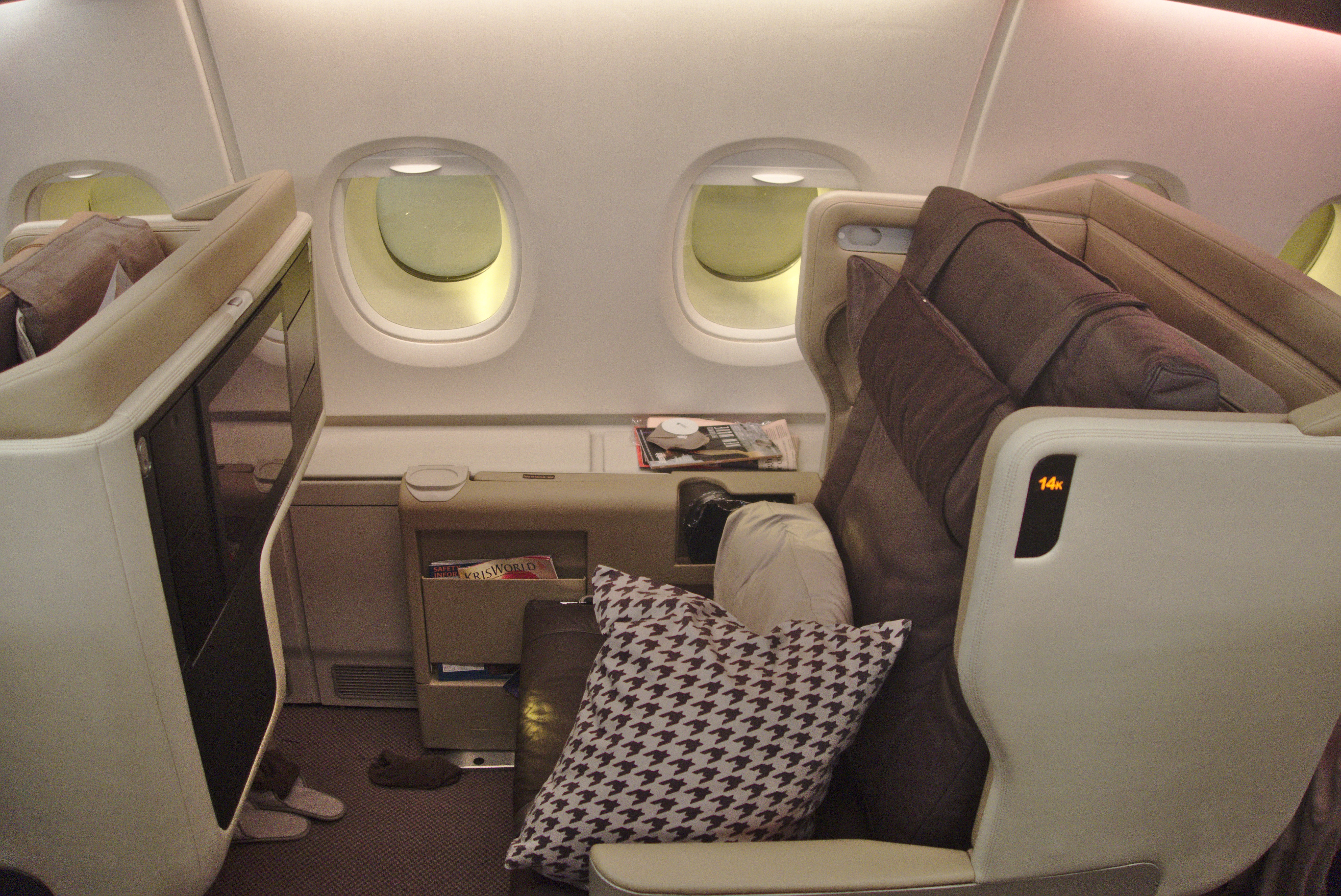 Singapore Airlines A380 Business Class