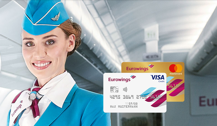 Eurowings Kreditkarten mit 5.000 Meilen und 50€ Startguthaben