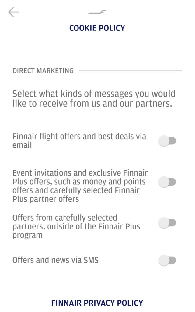 Finnair Plus Werbung