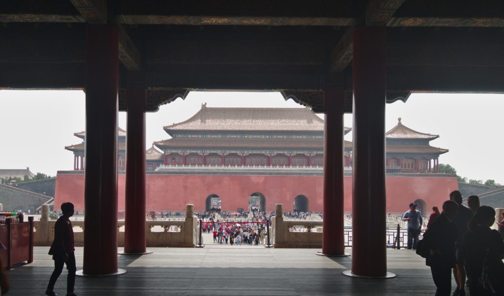 Die Verbotene Stadt in Peking